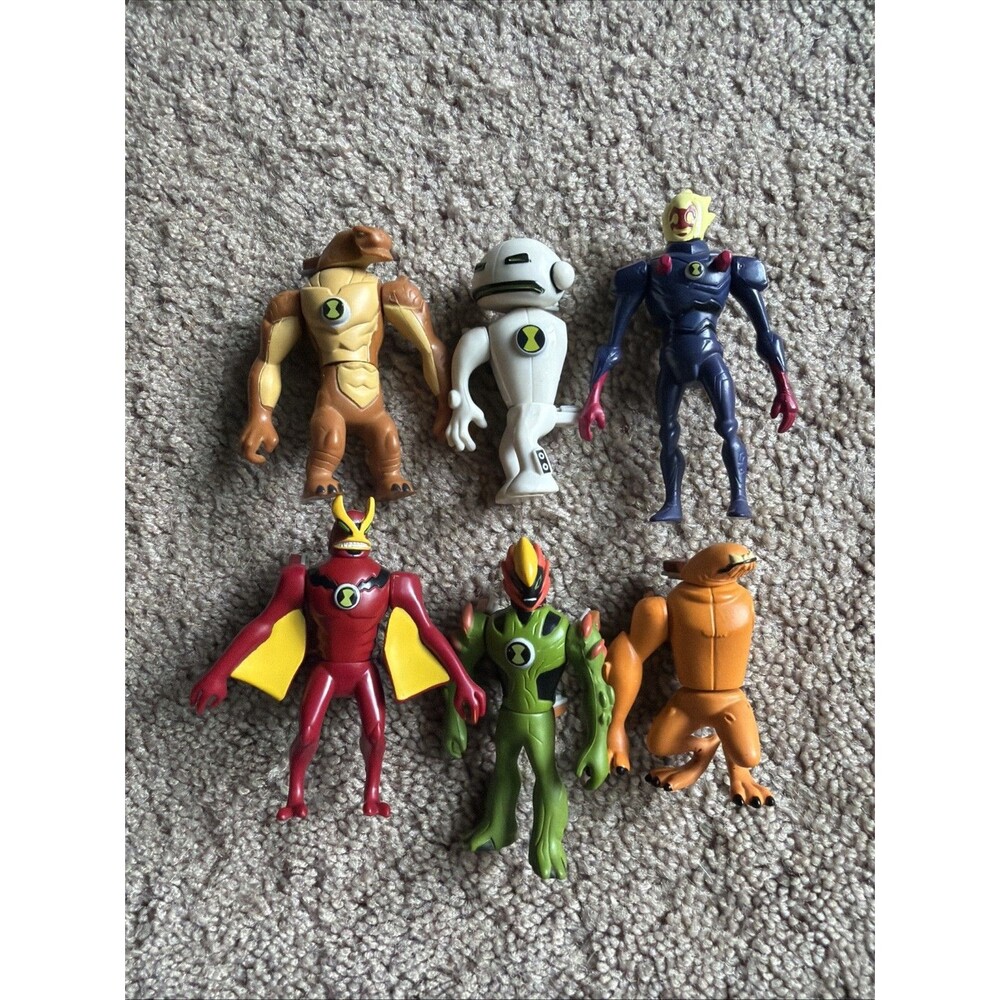 BEN 10 bandai ALIEN Creation Chamber Mini Build a Figures Parts lot